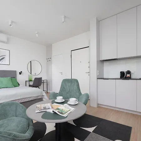 Exclusive And Modern In With Air Conditioning And Desk By Renters Prestige Apartment Warsaw