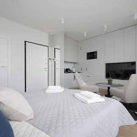 דירה Exclusive And Modern In With Air Conditioning And Desk By Renters ורשה