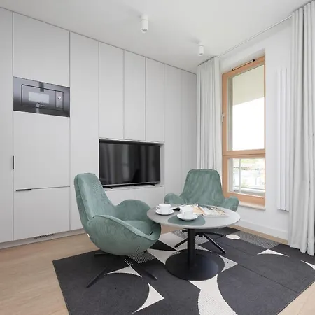 Exclusive And Modern In With Air Conditioning And Desk By Renters Prestige Apartment Warsaw