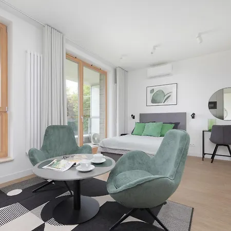 Exclusive And Modern In With Air Conditioning And Desk By Renters Prestige * Warsaw
